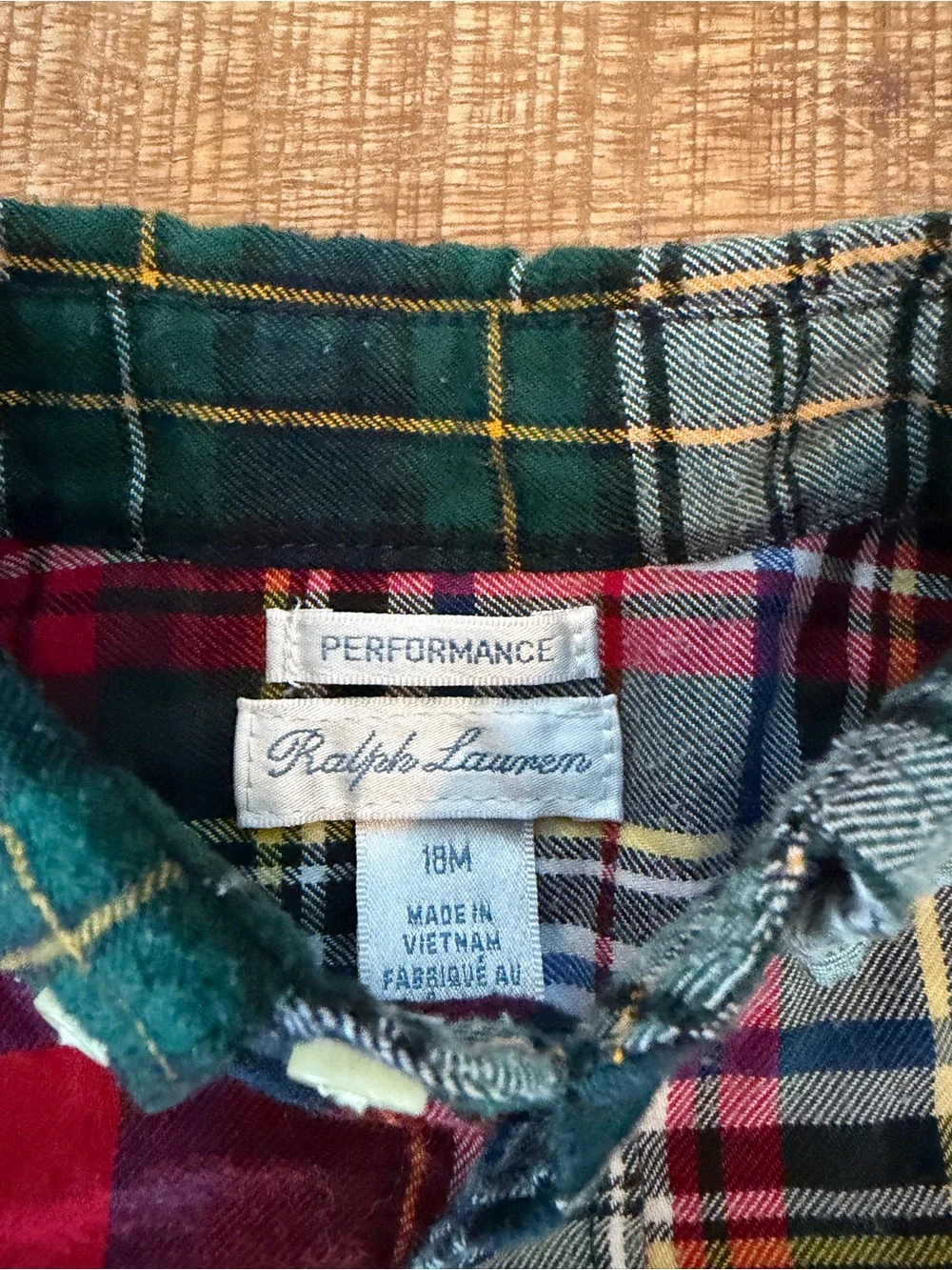 Ralph Lauren Mixed Plaid Button Up Shirt